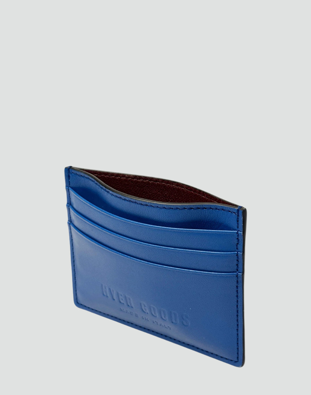 Hyer Goods_Certo Italian Card Wallet_Electric Blue#color_electric-blue
