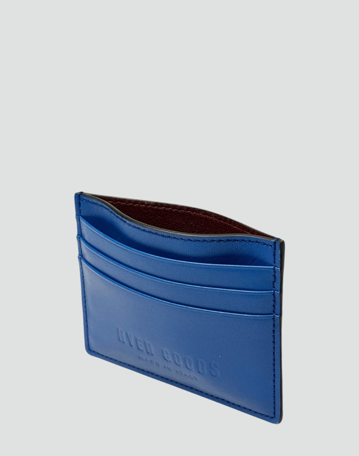 Hyer Goods_Certo Italian Card Wallet_Electric Blue#color_electric-blue