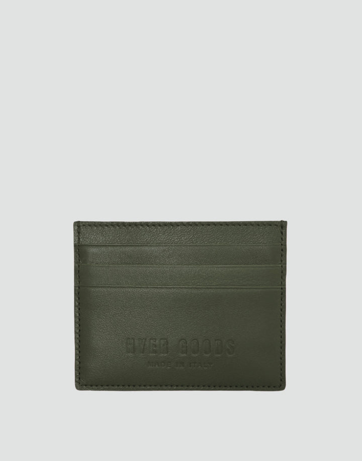 Hyer Goods_Certo Italian Card Wallet_olive  Green#color_olive