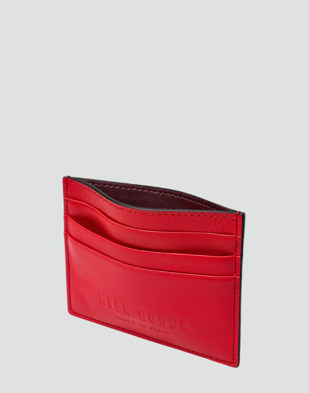 Hyer Goods_Certo Italian Card Wallet_Valentino Red
#color_valentino-red