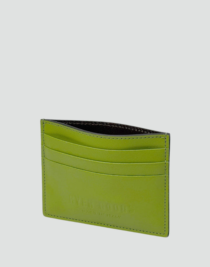 Hyer Goods_Certo Italian Card Wallet_Vert Anis Lime Green#color_vert-anis
