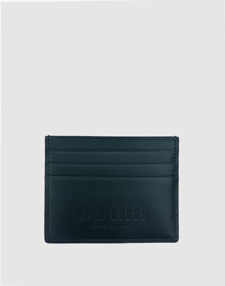 Hyer Goods_Certo Italian Card Wallet_Emerald Green#color_emerald-green