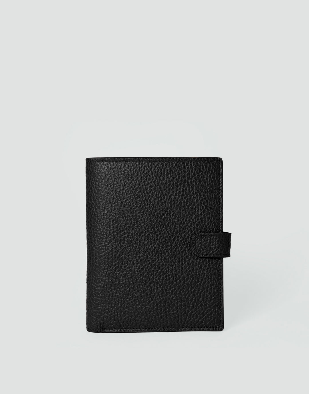 HYER GOODS Il Viaggio Tumbled Leather Travel Passport Wallet #color_black