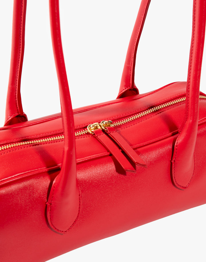HYER GOODS La Strada East West Bag in Red #color_valentino-red