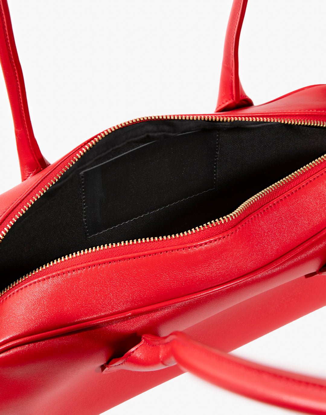 HYER GOODS La Strada East West Bag in Red #color_valentino-red