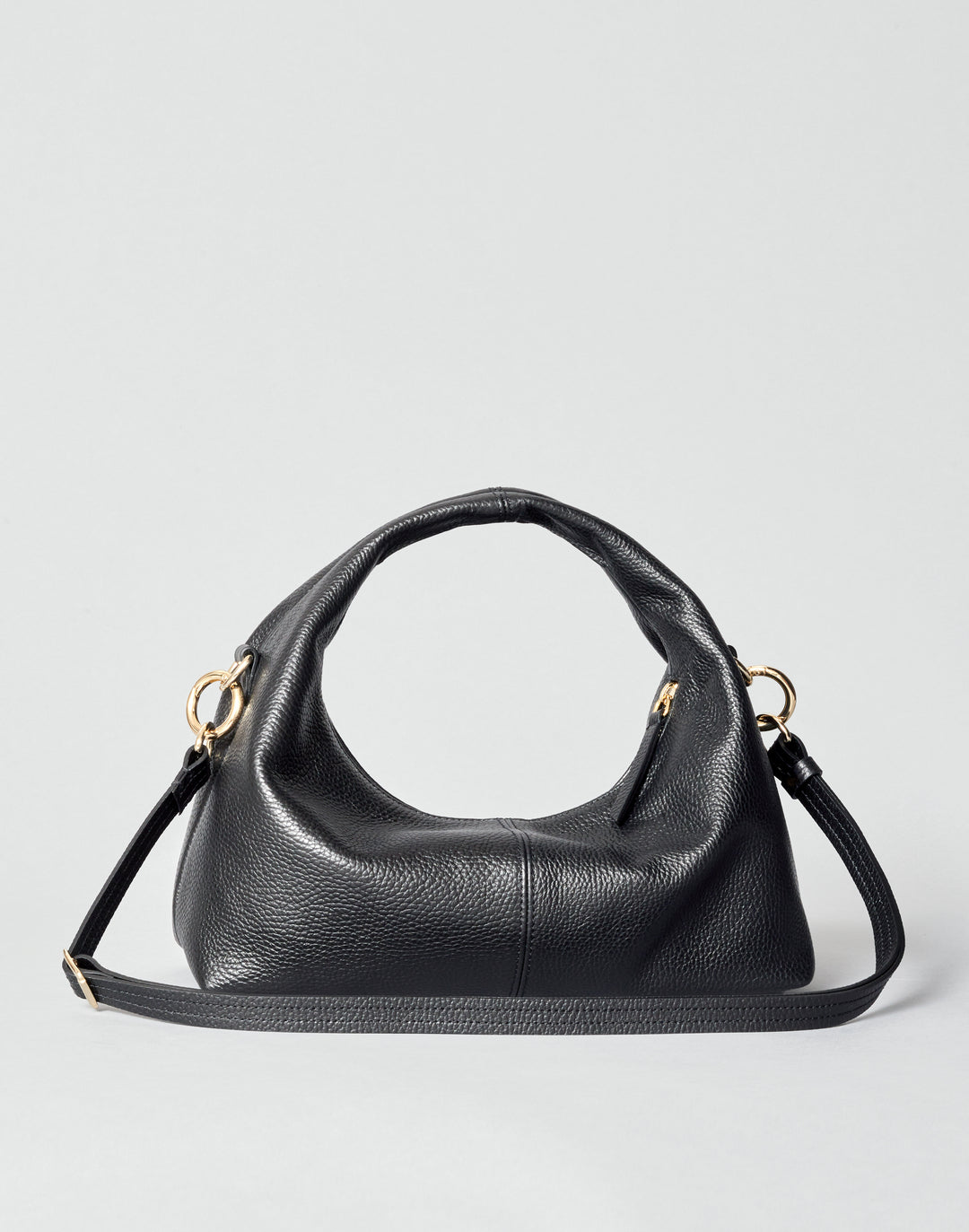 HYER GOODS Mini everyday BLACK MINI EVERYDAY shoulder bag #color_black-gold