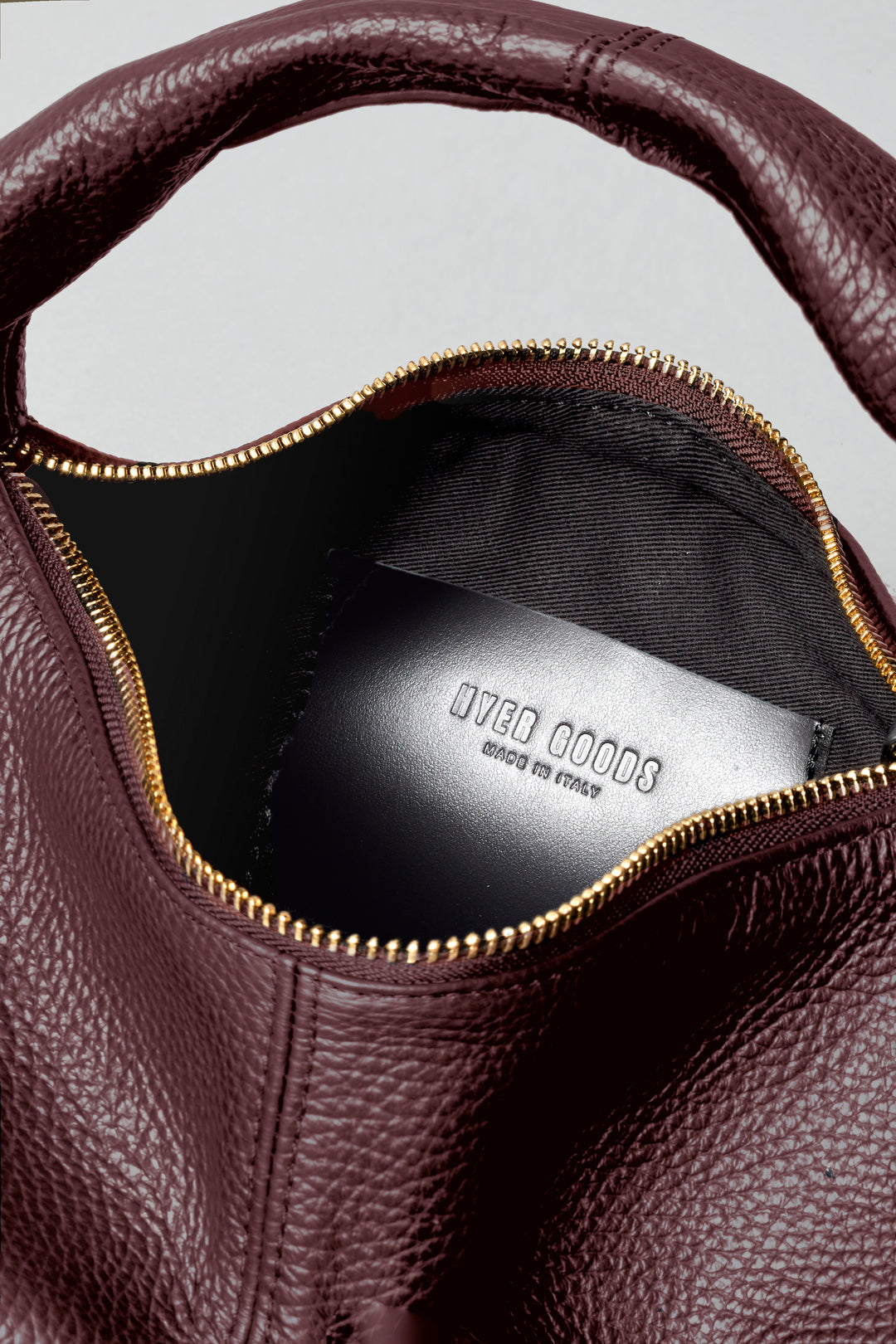 HYER GOODS Mini everyday burgundy wine MINI EVERYDAY shoulder bag #color_burgundy