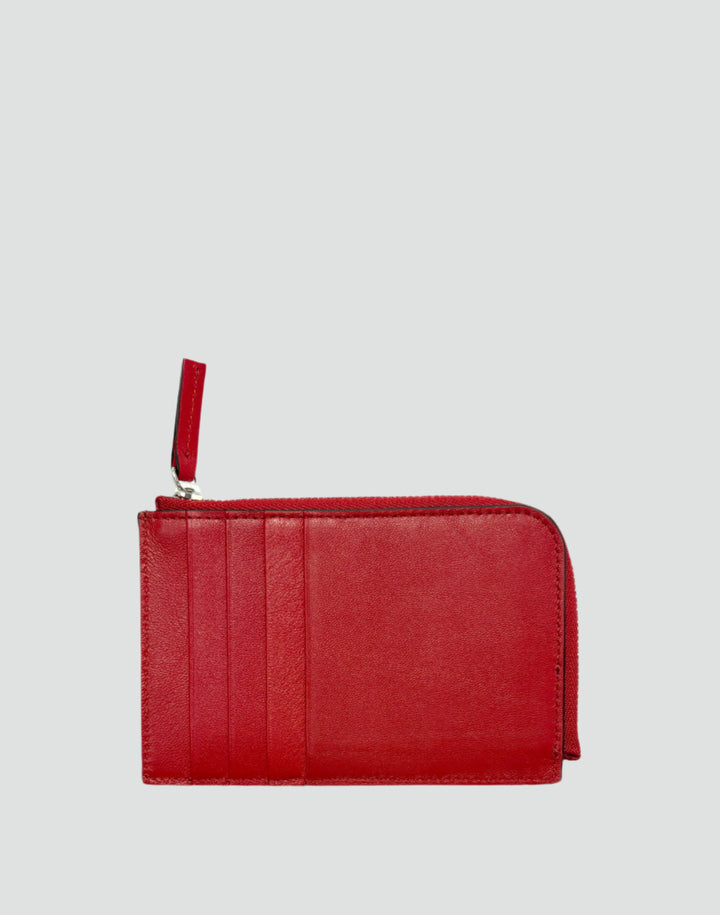 Hyer Goods_Piccolo Zipper Card Wallet Italian Leather_Red Wine#color_valentino-red