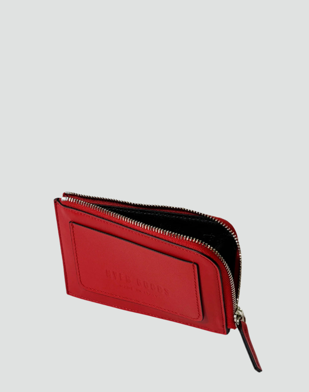 Hyer Goods_Piccolo Zipper Card Wallet Italian Leather_Red Wine#color_valentino-red
