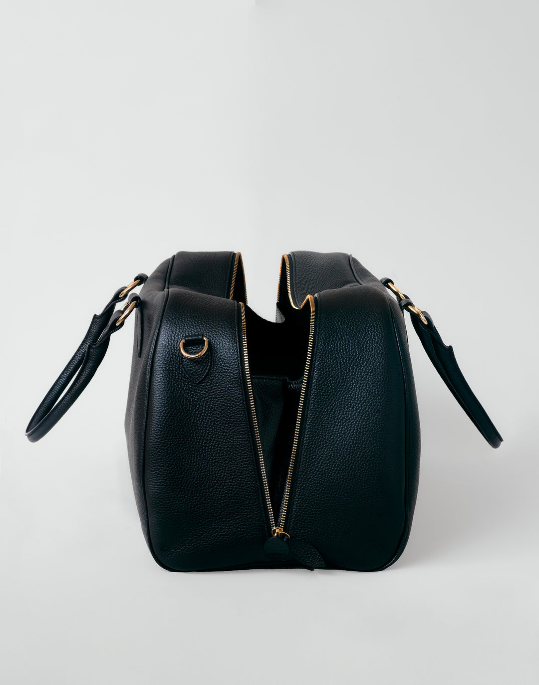La Via Italian Leather Weekender Bag