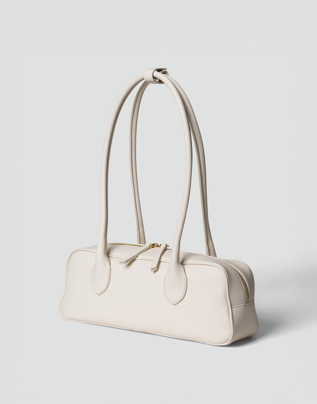 HYER GOODS La Strada East West Bag in off-white #color_off-white