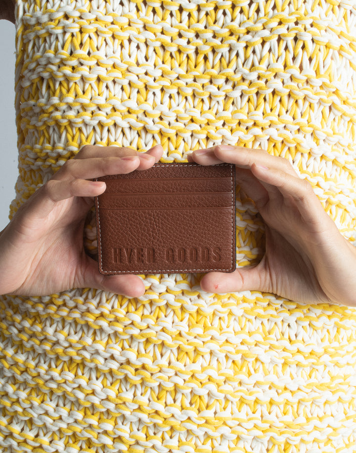Hyer Goods_Card Wallet_Saddle Brown_#color_saddle-brown