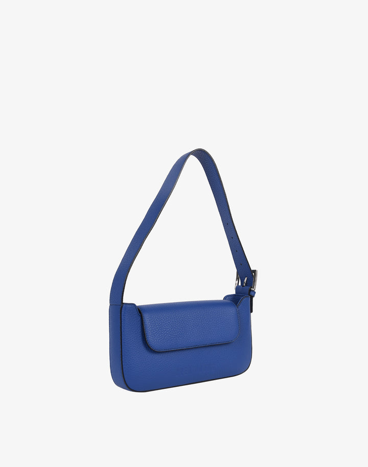 hyer goods 90s baguette shoulder bag with buckle cobalt blue#color_yves-blue