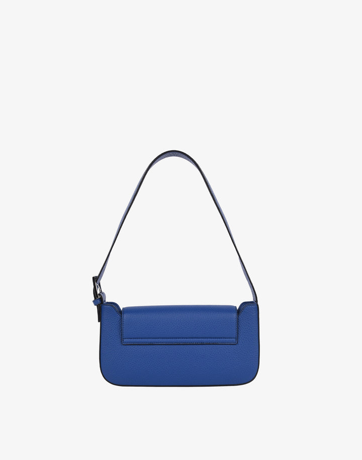 hyer goods 90s baguette shoulder bag with buckle cobalt blue#color_yves-blue